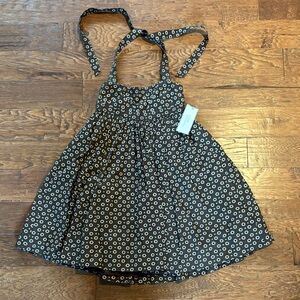 J. Crew Brown and Purple Floral Dress